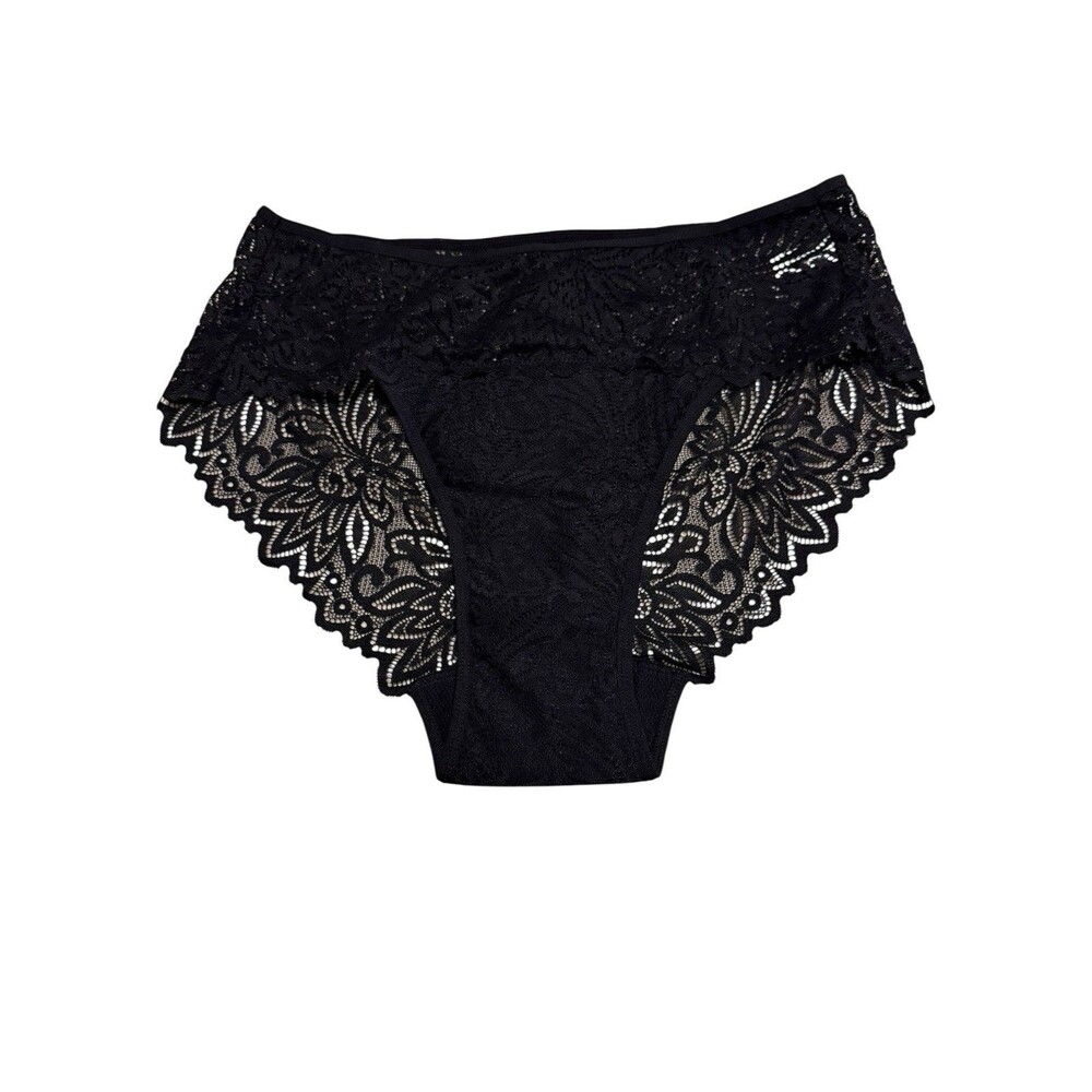 Lace Absorbent Period Panties Size 3x Black NEW